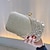 cheap Clutches &amp; Evening Bags-Women&#039;s Clutch Evening Bag Polyester Wedding Party Rhinestone Large Capacity Multi Carry Color Block Silver Black Pink