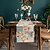 ieftine Fețe de masă decorative-Aleargă de masă în stil rustic cu imprimeu floral, decor de masă de bucătărie, decor imprimat alergare de masă pentru interior, în aer liber, casă, fermă, vacanță, nuntă, decorare petrecere de naștere