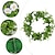 billige St. Patrick&amp;#39;s Day festdekorasjoner-kunstig blomsterkrans – legg til et snev av amerikansk stil til st. patrick&#039;s day dekor med denne vakre kransdøren hengende. med naturtro shamrock-blomster, den er perfekt for å ønske gjester