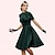 billiga Historiska- och vintagedräkter-retro vintage 1950-talsklänning svängklänning flare klänning kvinnors maskerad hemkomst tefest vardagsklänning