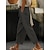 رخيصةأون سراويل تحتية قصيرة للنساء-نسائي سراويل خليط كتان / قطن جيوب جانبية Ankle-length أبيض للربيع والصيف