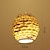 ieftine Lumini pandantive-pandantiv cu LED țesut din ratan modern ananas pandantiv cu 1 lumină 110-240v