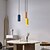 cheap Island Lights-Pendant Lantern 1-Light 7 cm Design Pendant Light Metal Modern 110-120V 220-240V