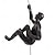billige metal blik skilt-1 stk moderne enkel harpiksskulptur kreativ bjergbestigning mand vægskulptur hånd færdig vægkunst statue klippeklatrefigur