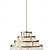 billige Øslys-led lysekrone fransk middelalderlig design metalskal naturlig creme-stil spisestue bar cafe varmt lys 1-lys 28-80 cm 110-120v 220-240v