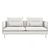 cheap IKEA Covers-SÖDERHAMN 3-Seat Sofa Cover with Fine Linen Armrests Slipcovers Solid Color of IKEA