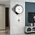 preiswerte Wand-Dekor-Moderne Design-Wanduhr, große Schaukel, Wohnzimmer, 3D-Uhren, einfache hängende Horologe, Heimdekoration, Wanduhr, 49 x 73 cm, 55 x 80 cm, 40 x 60 cm