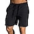 cheap Sweat Shorts-Men&#039;s Sweatpants Sweat Shorts Shorts Summer Shorts Drawstring Elastic Waist Straight Leg Solid Color Comfort Breathable Knee Length Casual Daily Fashion Streetwear Black Light Grey Inelastic