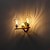 economico Luci da parete-lampada da toeletta per interni 1/2/3/4 luce lampada da toeletta per bagno, lampade da bagno su specchio lampada da bagno dorata con paralume in vetro trasparente