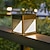abordables Eclairage Extérieurs Muraux-Colonne solaire lampe frontale extérieure étanche cour lumière villa jardin porche étape clôture pelouse éclairage décoration