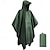 abordables Parapluies-Poncho de pluie à capuche pour hommes et femmes, veste imperméable imperméable pour la randonnée, le camping et la pêche