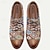 billiga Oxfordskor till herrar-herrskor brungeometriska mönster brogue läder italiensk fullnarv kohud halkskyddad snörning