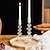 Χαμηλού Κόστους Κεριά &amp; Κηροπήγια-διάφανη γυάλινη θήκη κεριών: ιδανική για ρομαντικά δείπνα υπό το φως των κεριών, σκηνικά φωτογράφισης γάμου, διακόσμηση σπιτιού για τραπέζια σαλονιού, προσθέτοντας κομψότητα σε κάθε σκηνικό