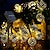billiga Solsträngljus-solslinga ljus utomhus 20/30/50led marockansk boll klot slingor med 8 lägen solar fairy lights utomhus vattentät marockansk fairy lights solar för trädgård uteplats bröllopsfest juldekor