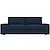 baratos IKEA Capas-Capa de sofá de linho de poliéster de 3 lugares kivik da ikea cor sólida 100% poliéster