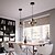 economico Luci Isola cucina-lampada a sospensione a led, design a lanterna, lampadario moderno in vetro metallo di grandi dimensioni, stile retrò adatto per cucina con lampadari, bancone bar, negozi/caffetterie, sala da pranzo,