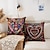 billige geometrisk stil-hjerte fargerikt mønster 1 stk putetrekk flere størrelser kyst utendørs dekorative puter myke fløyels puter til sofa sovesofa hjemmeinnredning