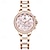 お買い得  クォーツ腕時計-新しい olevs ブランドの女性の腕時計発光クロノグラフカレンダー 24 時間多機能クォーツ時計ダイヤモンドセラミック女性の腕時計