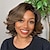 cheap Synthetic Trendy Wigs-Short Curly Bob Wigs Loose Wave Side Part Wig for Black Women Short Body Wave Bob Synthetic Wig