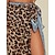 baratos trajes de banho de grife-saída de sarongue com estampa de leopardo