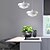 billiga Trumma &amp; Kegel Design-led ljuskrona taklampa macaron retro aluminium nordisk stil café bar varmljus 1-ljus 110-120v 220-240v