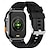 preiswerte Smartwatch-TK23 Smartwatch 2.02 Zoll Smartwatch Fitnessuhr Bluetooth Schrittzähler Anruferinnerung Herzschlagmonitor Kompatibel mit Android iOS Damen Herren Langer Standby Freisprechanlage Wasserdicht IP 67