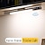 billige skabs lys-led kabinetlys, pir motion sensing natlys digitalt display, led natlampe usb genopladelig tri-farvet dæmpbart vinskab garderobe soveværelse køkken korridor hjemmebelysning