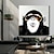 levne Zvířecí malby-ruční malba abstraktní opice olejomalba na plátně velké originální plátno opice nástěnné umění Banky gorilí obrazy do obývacího pokoje rámeček dekorace ložnice připravené k zavěšení