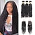 cheap 4 Bundles Human Hair Weaves-Curly Wave Human Hair Bundles With Closure Frontal HD lace Brazilian Hair Weave Extension 3/4 Bundles Hair Bundles With Closure