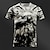 cheap Men&#039;s 3D T-shirts-Graphic Animal Eagle Designer Casual Street Style Men&#039;s 3D Print T shirt Tee Tee Top Sports Outdoor Holiday Going out T shirt Silver Black Light Grey Short Sleeve Crew Neck Shirt Spring &amp; Summer