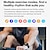 cheap Smartwatch-Air Pump Airbag Type Accurate Blood Pressure Testing ECG electrocardiogram Temperature Monitoring Pedometer Compatible with Android iOS Women Men Long Standby Waterproof
