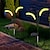 olcso Szobrászat és tájfények-új szimulációs napelemes nádlámpa, led kültéri vízálló udvari kert világító kutyafarokfű atmoszféra lámpa