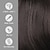 Недорогие Парик из искусственных волос без шапочки-основы-Парики из искусственных волос Прямой Стрижка боб Средняя часть Парик 12 дюймы Черный / Белый Искусственные волосы Жен. Разноцветный Смешанные цвета