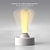 billiga Bordslampor-spakljus miljöbelysning ny design 8 tum (cirka 20,3 cm) stavljus skakströmbrytare uppladdningsbar trådlös silikon led nattlampa vägglampa
