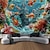 levne krajinářský gobelín-podmořská krajina závěsný gobelín nástěnné umění velký gobelín nástěnná malba výzdoba fotografie pozadí přikrývka opona domácí ložnice dekorace obývacího pokoje