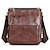 cheap Men&#039;s Bags-Men&#039;s Genuine Leather Crossbody Bag Large Capacity Multifunctional Top Layer Cowhide Shoulder Bag Fashion Men&#039;s Retro Crossbody Bag