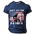 Χαμηλού Κόστους Ανδρικά 3D T-shirts-Γραφική Αμερικάνικη σημαία Καθημερινά Υψηλής Ποιότητας Ρετρό / Βίντατζ Ανδρικά 3D εκτύπωση Μπλουζάκι Υπαίθρια Αθλήματα Αργίες Εξόδου Κοντομάνικη μπλούζα Μαύρο Βαθυγάλαζο Καφέ Κοντομάνικο