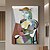 baratos Pinturas Famosas-Confeccionada à Mão Pintura a Óleo Pintados à mão Vertical Famoso Pessoas Moderna Clássico Tela enrolada (sem moldura)