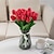 cheap Artificial Flowers &amp; Vases-20pcs PU Tulip Simulation Flowers - Perfect for Home Decoration, Wedding Arrangements, or Adding a Touch of Elegance with Lifelike Tulip Blossoms Enhance Your Home Décor