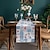 tanie Serwety stołowe-kwiatowy nadruk w stylu wiejskim bieżnik, wystrój stołu kuchennego, nadruk dekoracyjny bieżniki do wnętrz na zewnątrz domu dom wiejski wakacje ślub dekoracja urodzinowa