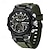 cheap Digital Watches-SANDA Men Digital Watch Large Dial Outdoor Sports Tactical Luminous Stopwatch Alarm Clock Countdown Silicone Watch