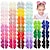 رخيصةأون أغطية الرأس للأطفال-40 قطعة (لون عشوائي) اكسسوارات الشعر لون الصلبة للفتيات أطفال