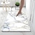 billige Måtter og tæpper-marmormønster badeværelsesbademåtter kreativt absorberende badeværelsestæppe diatoméjord skridsikkert