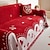 tanie Narzuty na sofę-narzuty na kanapę i łóżko, miękkie, przytulne narzuty na sofę, koc szenilowy z frędzlami, dekoracyjne koce i narzuty, czerwony koc ślubny barwiony przędzą