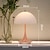 billige Bordlamper-bordlampe i aluminium soppformet oppladbar trinnløs dimming innendørs soverom restaurant bar dekorasjon atmosfære lampe type-c