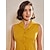 cheap Design Cotton &amp; Linen Dresses-Women&#039;s Shirt Dress Maxi Dress Cotton Linen Pleated Button Casual Daily Vacation Shirt Collar Sleeveless Summer White Yellow