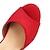 preiswerte Absatzschuhe für Damen-Damen Sandalen Schuhe bedrucken Party Urlaub Blumen Blockabsatz Peep Toe Elegant Urlaub Wildleder Knöchelriemen Schwarz Gelb Rot