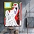 halpa Kuuluisat taulut-Käsintehty Hang-Painted öljymaalaus Maalattu Pysty Kuuluisa Ihmiset Nykyaikainen Klassinen Ilman Inner Frame  (ei kehystä)