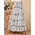 preiswerte Damenrock-Maxikleid aus Baumwolle mit Blumenmuster und Knopftasche