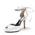 preiswerte Hochzeitsschuhe-Damen Hochzeit Schuhe Geschenke zum Valentinstag Weiße Schuhe Hochzeit Party Valentinstag Hochzeitssandalen Brautschuhe Brautjungfernschuhe Strass Band-Bindung Blockabsatz Peep Toe Modisch luxuriös